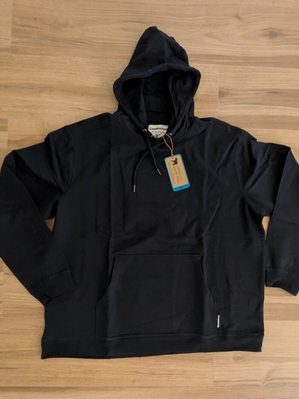 NWT Bearbottom Loft Hoodie Black Men’s XXL Pullover Sweatshirt